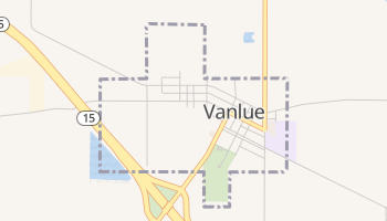 Vanlue, Ohio map