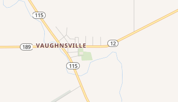 Vaughnsville, Ohio map