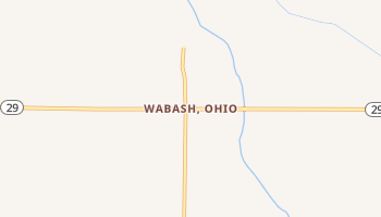 Wabash, Ohio map