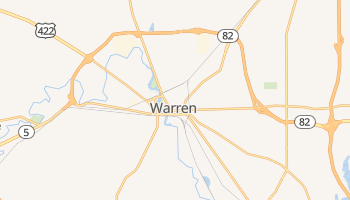 Warren, Ohio map