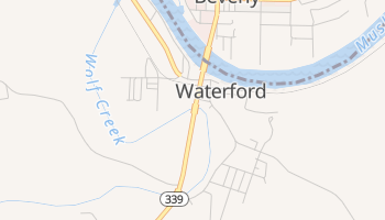 Waterford, Ohio map