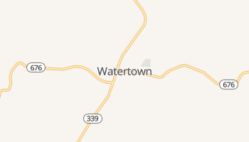 Watertown, Ohio map