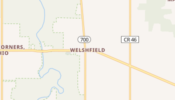 Welshfield, Ohio map