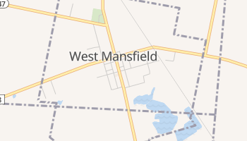 West Mansfield, Ohio map