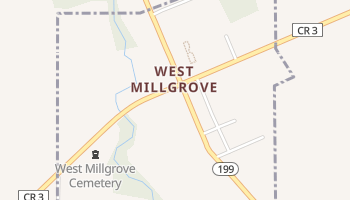 West Millgrove, Ohio map
