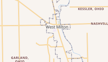 West Milton, Ohio map