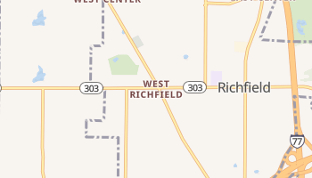 West Richfield, Ohio map