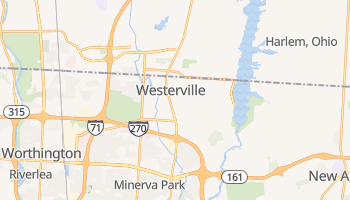 Westerville, Ohio map
