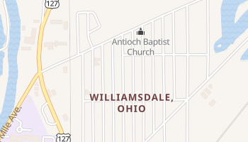 Williamsdale, Ohio map