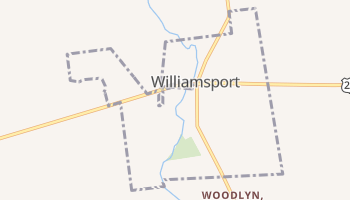 Williamsport, Ohio map