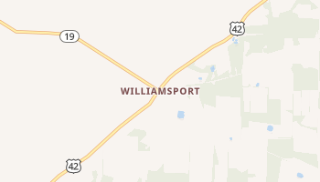 Williamsport, Ohio map