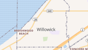 Willowick, Ohio map