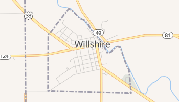 Willshire, Ohio map