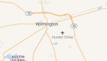 Wilmington, Ohio map