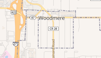 Woodmere, Ohio map