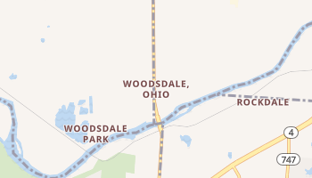 Woodsdale, Ohio map