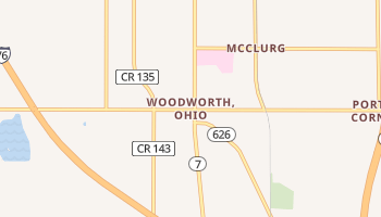 Woodworth, Ohio map