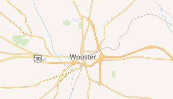 Wooster, Ohio map