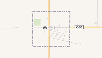 Wren, Ohio map
