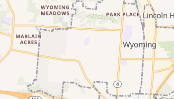 Wyoming, Ohio map