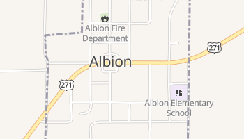 Albion, Oklahoma map