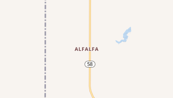 Alfalfa, Oklahoma map