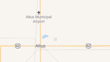 Altus, Oklahoma map