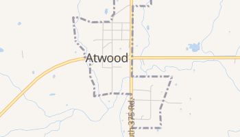 Atwood, Oklahoma map