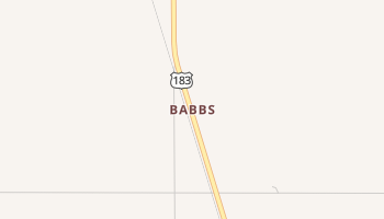 Babbs, Oklahoma map
