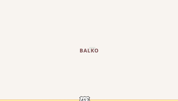 Balko, Oklahoma map