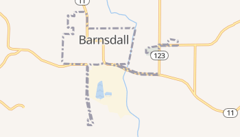 Barnsdall, Oklahoma map