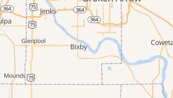 Bixby, Oklahoma map