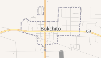 Bokchito, Oklahoma map