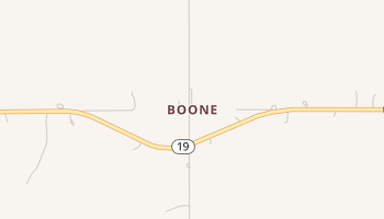 Boone, Oklahoma map