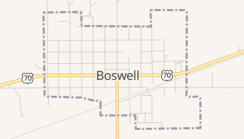 Boswell, Oklahoma map