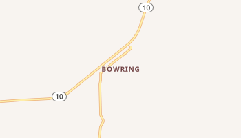 Bowring, Oklahoma map