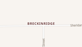 Breckinridge, Oklahoma map
