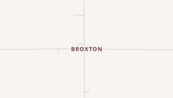 Broxton, Oklahoma map