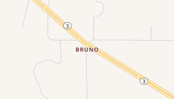 Bruno, Oklahoma map