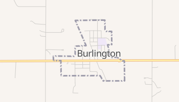 Burlington, Oklahoma map