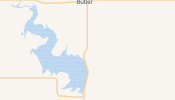 Butler, Oklahoma map