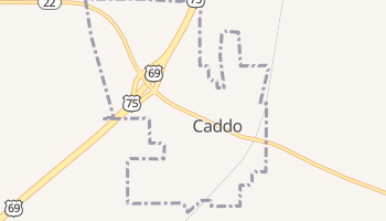Caddo, Oklahoma map