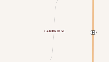 Cambridge, Oklahoma map