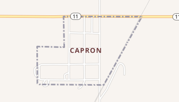 Capron, Oklahoma map