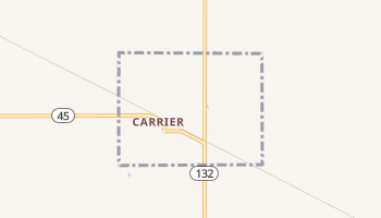 Carrier, Oklahoma map