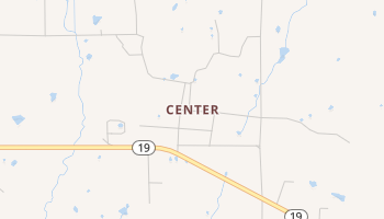 Center, Oklahoma map