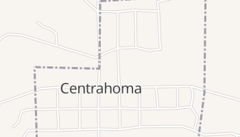 Centrahoma, Oklahoma map