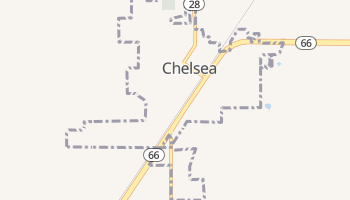 Chelsea, Oklahoma map