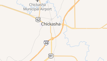Chickasha, Oklahoma map