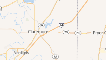 Claremore, Oklahoma map